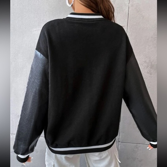 Graphic Colorblock Varsity Jacket 🍒 - Picture 5 of 5